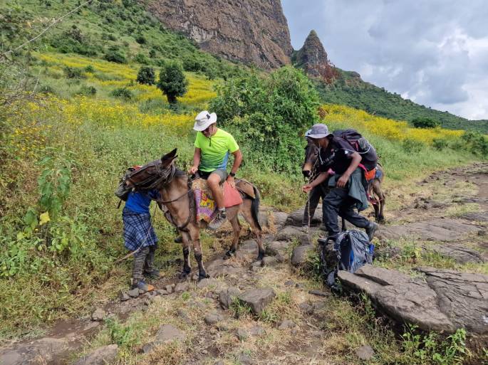 Tour guide in Simien Mountains